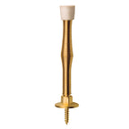 Tope Puerta Recto Flexible 3.1/2", Acero Bronceado