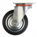 Rueda Goma 3" Llanta Metálica