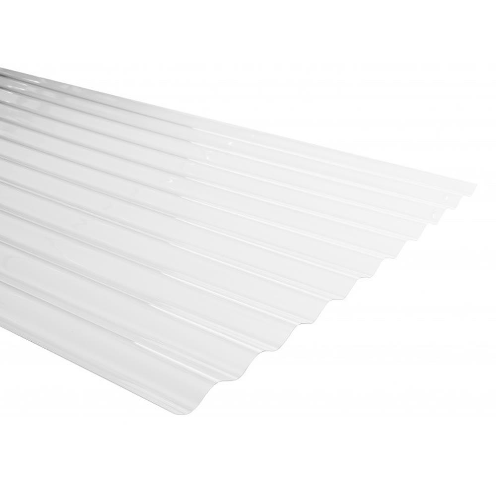 Policarbonato Onda Zinc Trans. Std 81x300x0.5