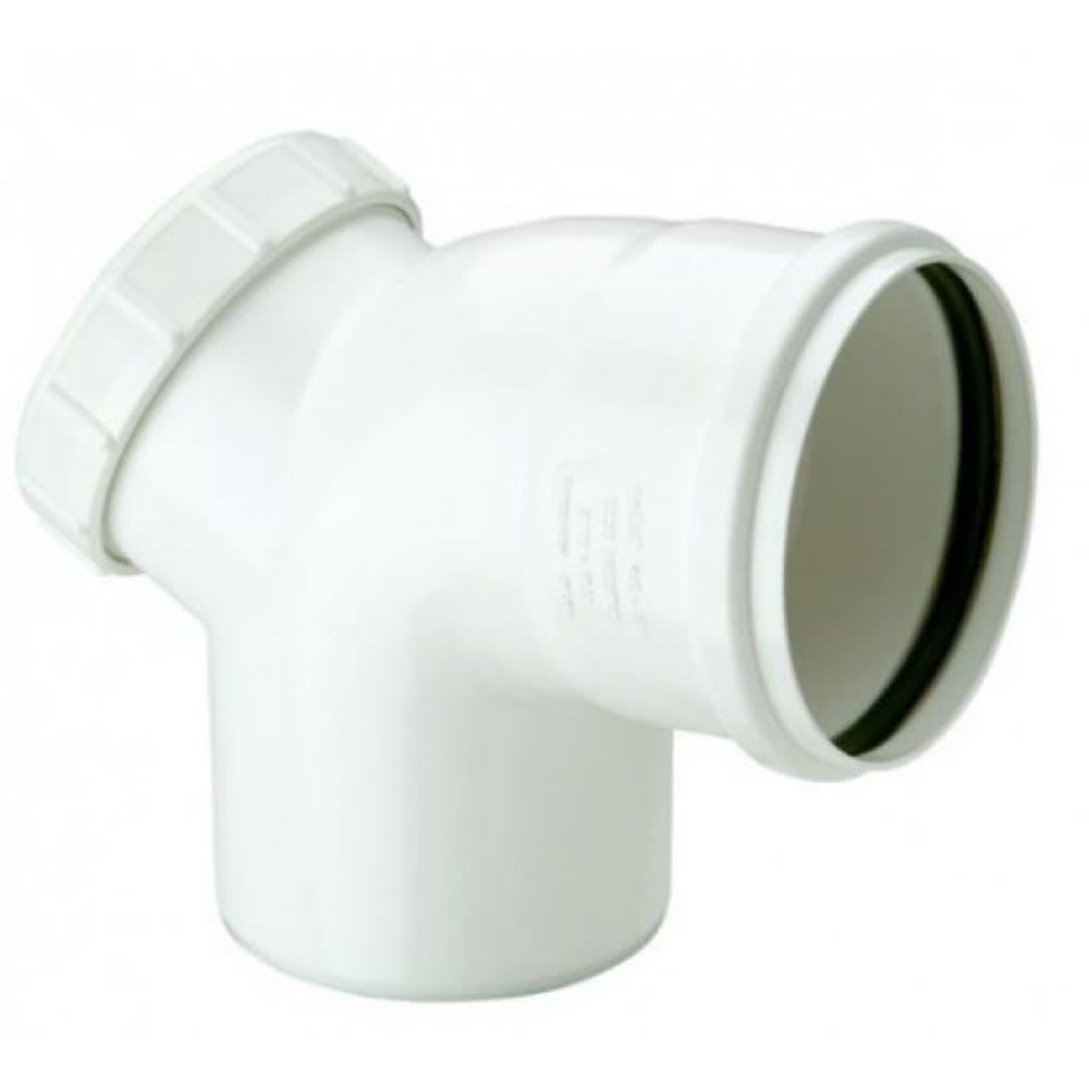 Codo registro  87.5 110mm blanco