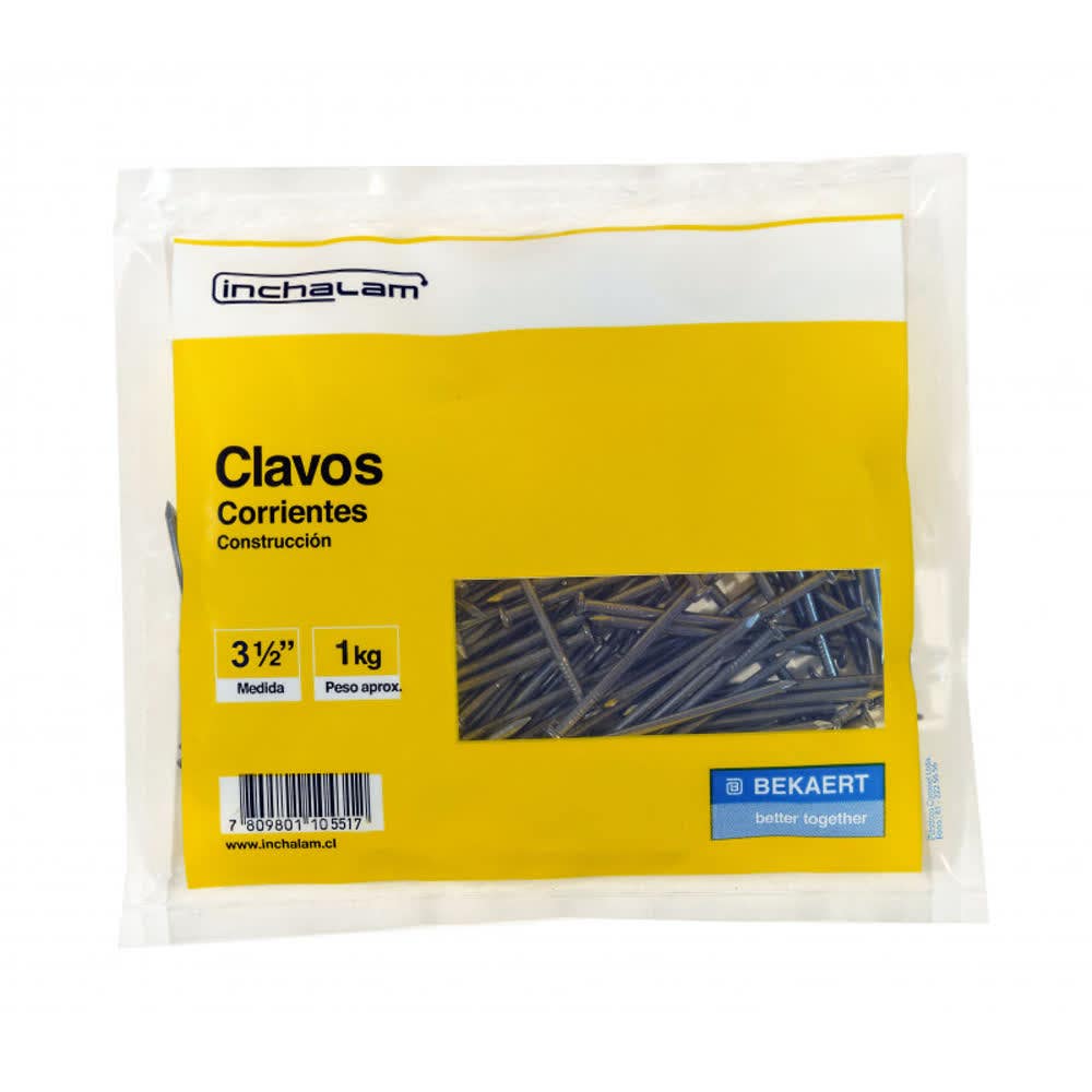 Clavo cte. env. 3.1/2 (1kg)