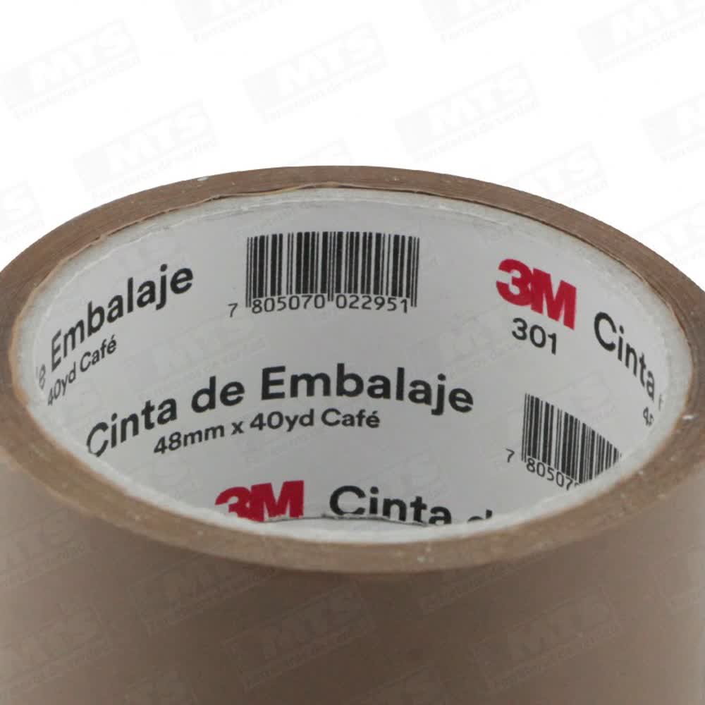 Cinta embalaje cafe 48 mm x 40 mts