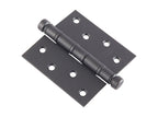 Juego Bisagra Vidrio Negra