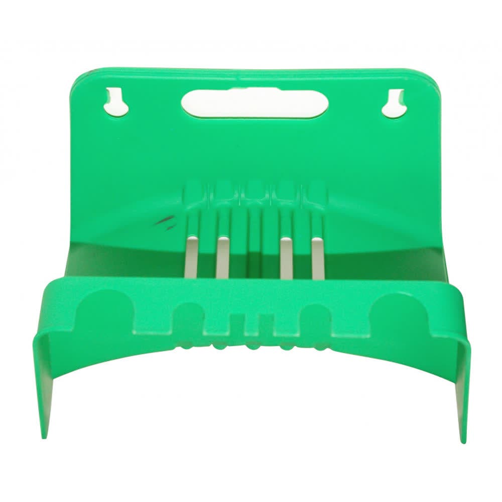 Colgador manguera verde