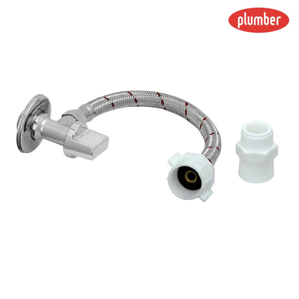 Llave angular con flexible 35 cms
