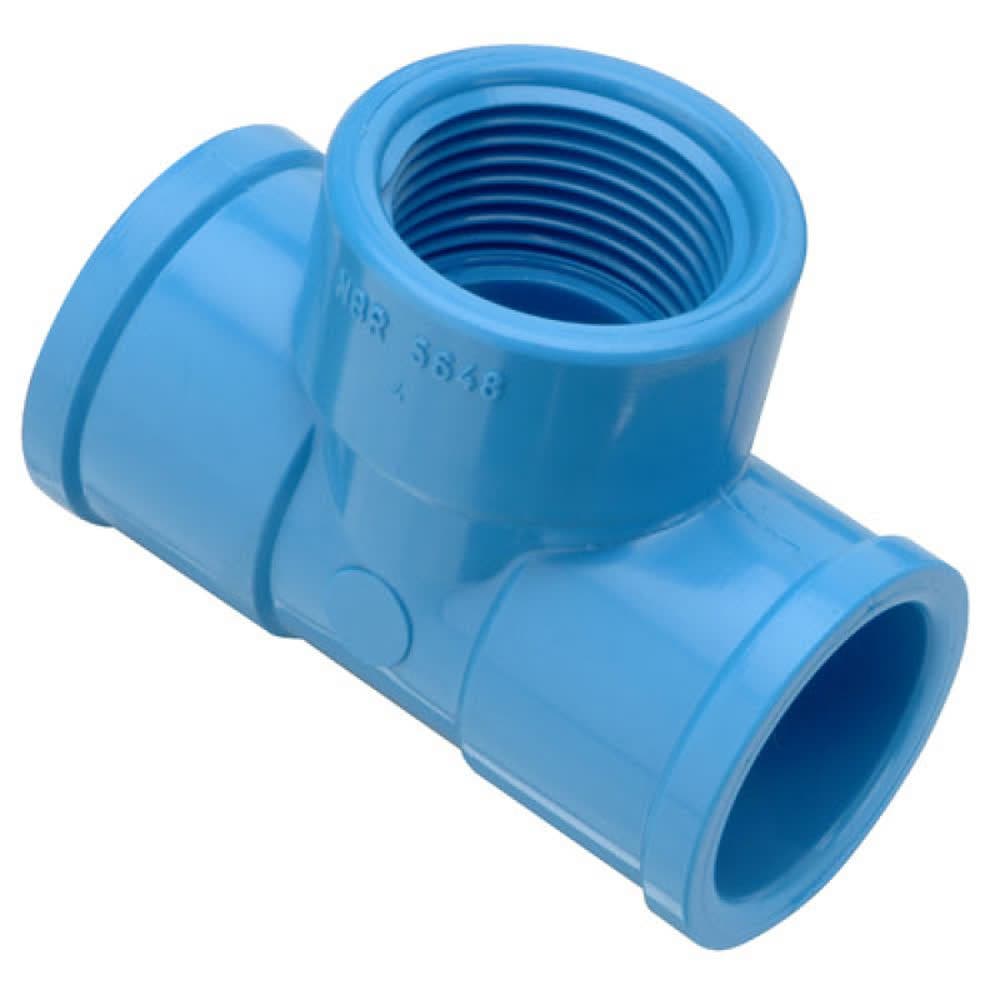 Tee pvc hidr. 20mmx1/2 hi