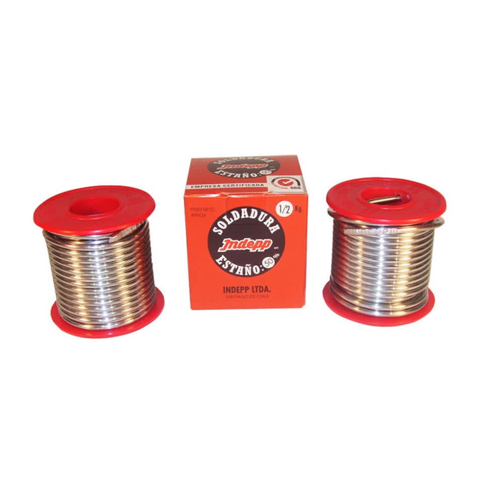Soldadura carrete 1/2 kg. estaño