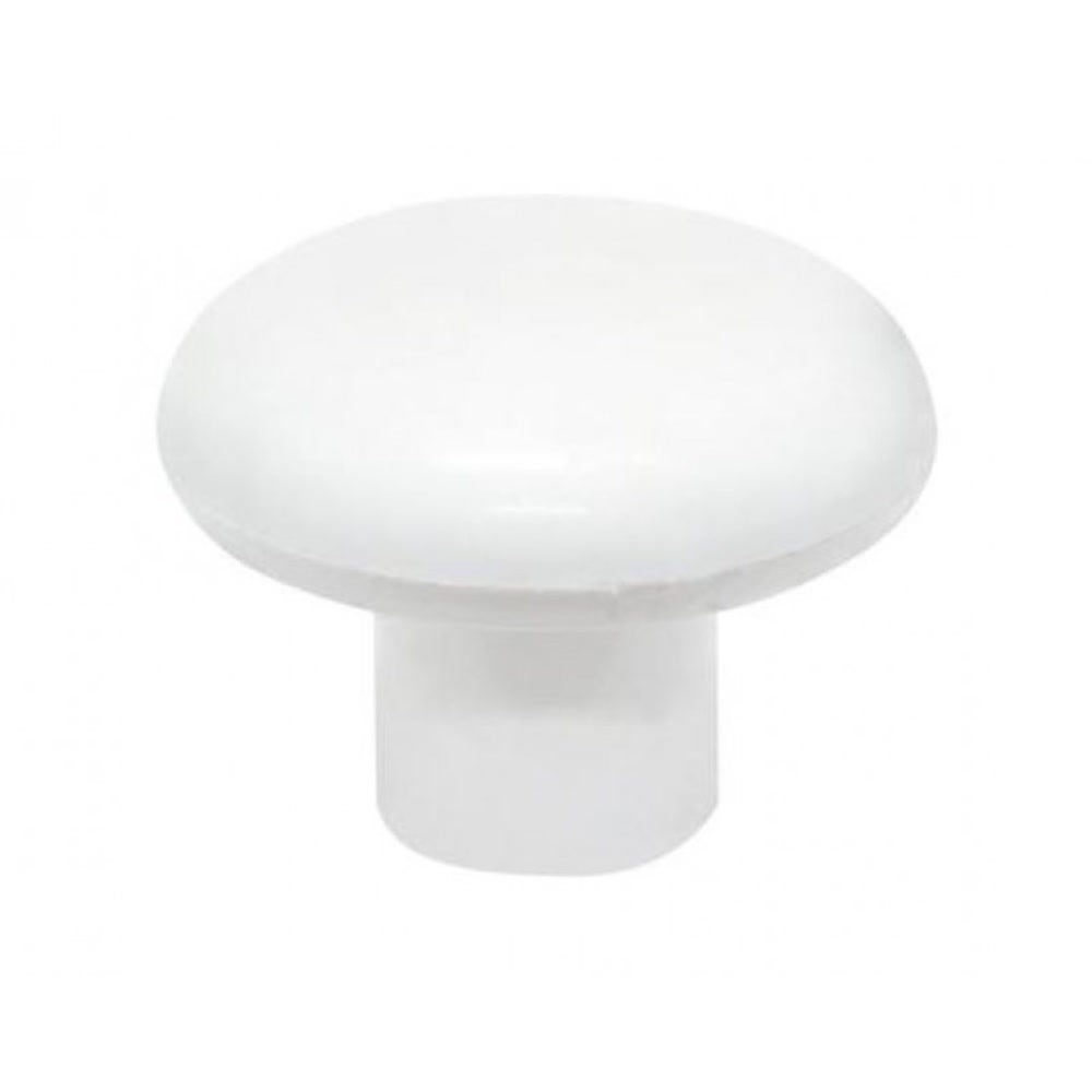 Perilla 38 mm Cromado Blanco