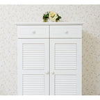 Perilla 38 mm Cromado Blanco