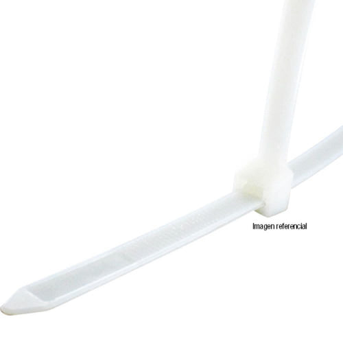 Amarra cable 430x4.8 blanco