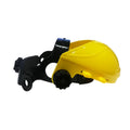 Casquete porta visor amarillo