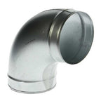 Codo galvanizado 4"  (6-8)