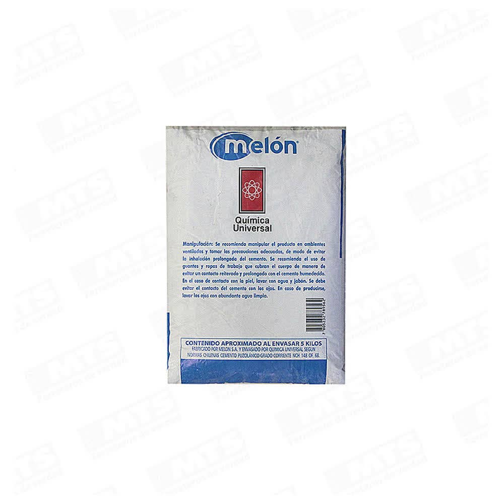 Cemento envasado x 5 kg