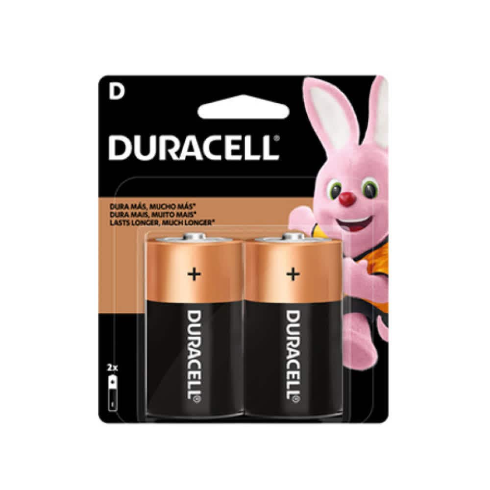 Pila grande d duracell x 2un