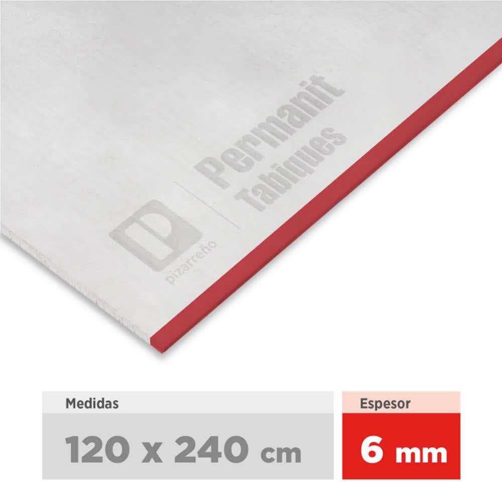 Fibrocemento 1.20 x 2.40 x 6.0 mm