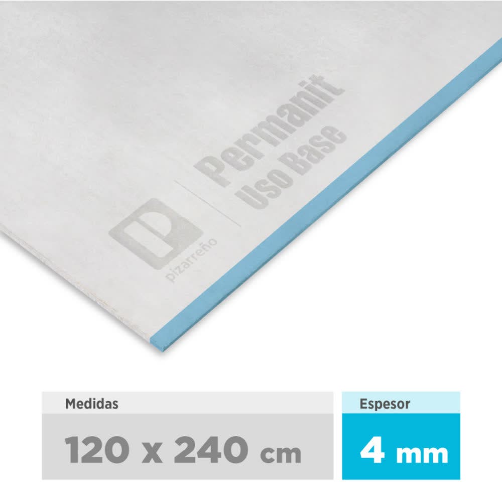 Fibrocemento 1.20 x 2.40 x 4.0 mm