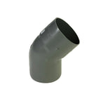 Codo san.gris 45   75mm