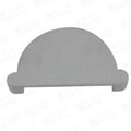 Tapa canaleta universal blanca