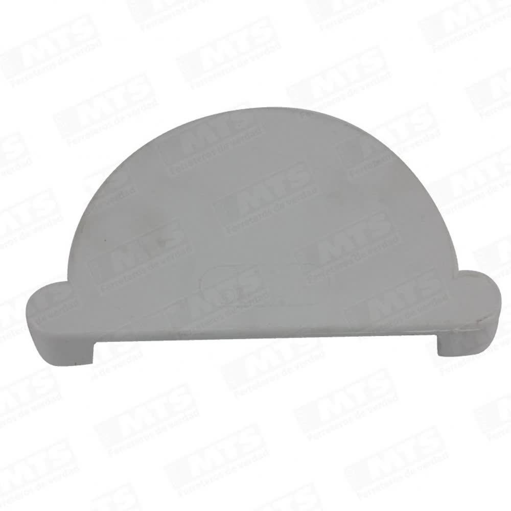 Tapa canaleta universal blanca
