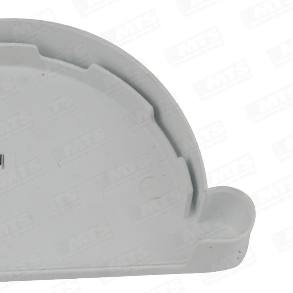 Tapa canaleta universal blanca