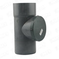 Tee registro sanitario gris 110mm