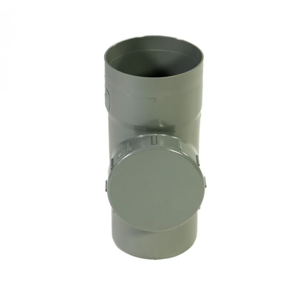 Tee registro sanitario gris 110mm