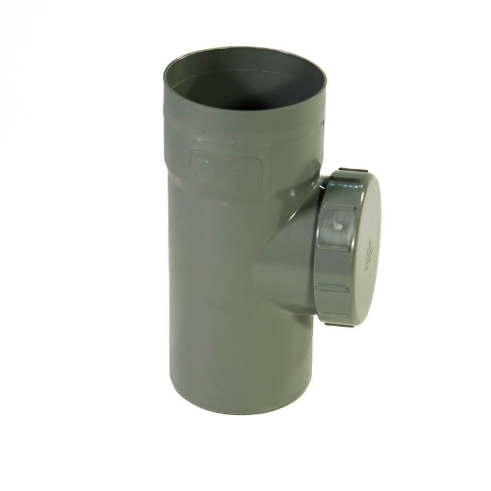 Tee registro sanitario gris 110mm
