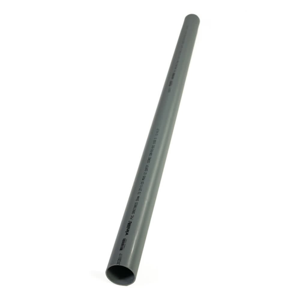 Tubo pvc san.gris   40mmx1mt