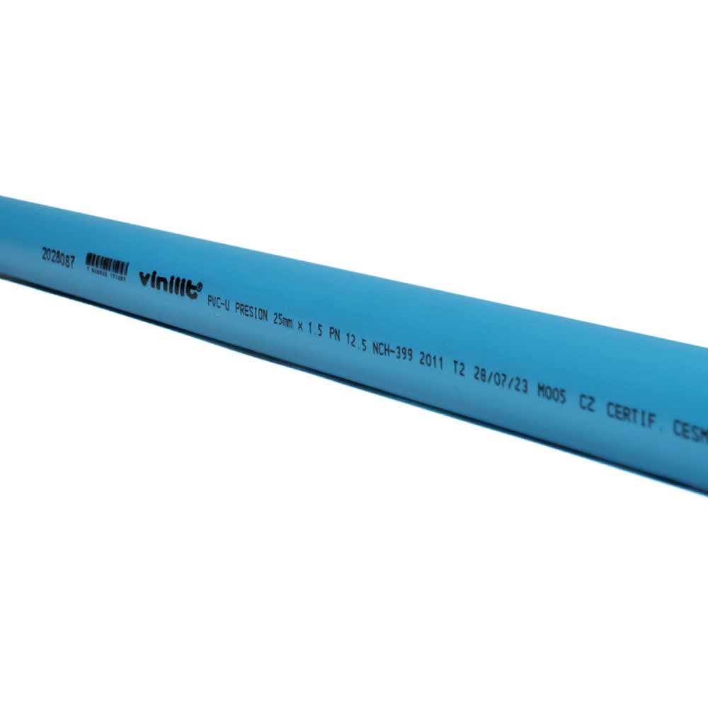 Tubo Pvc Hidr. 25mmx6mt C12.5