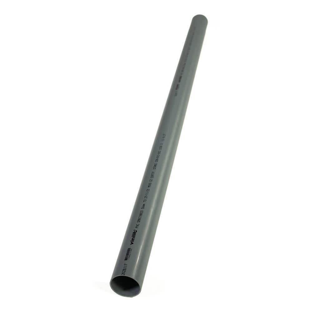 Tubo Pvc Gris   40mmx6mt