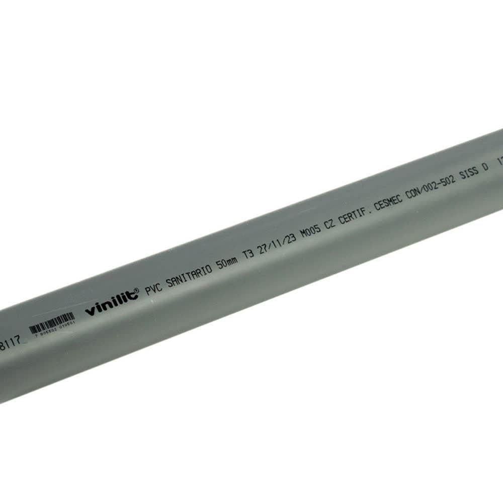 Tubo Pvc Gris   50mmx6mt