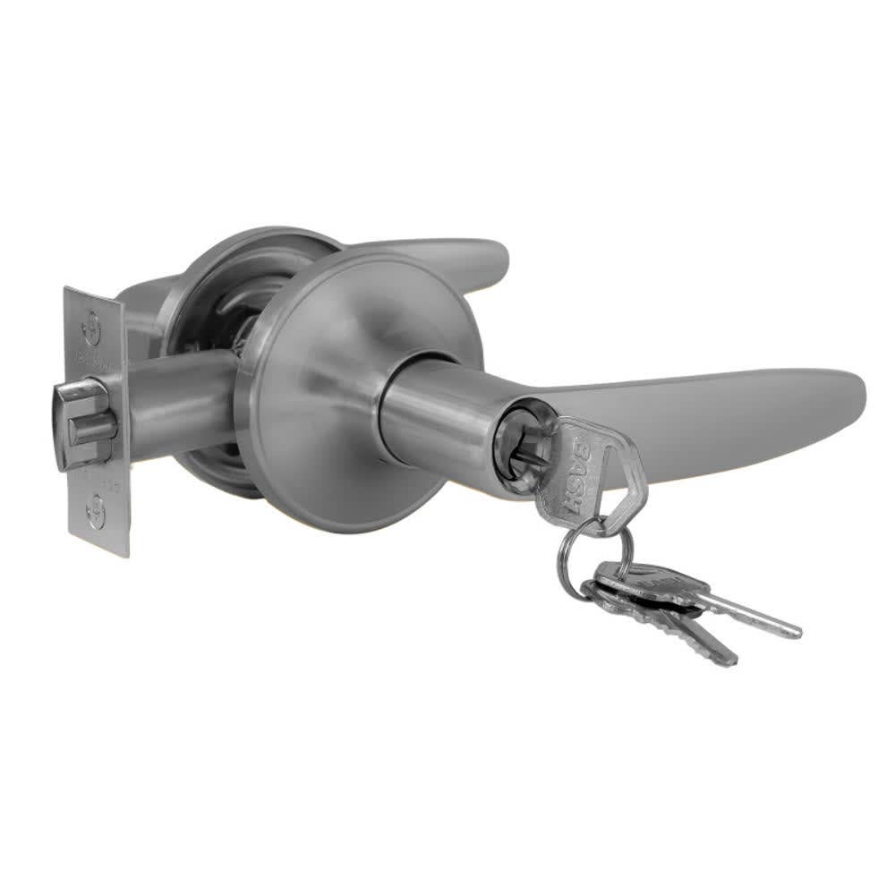 CERRADURA TUB. 8014 DORM.OFIC. A.INOX.C/M (F.M.D.)