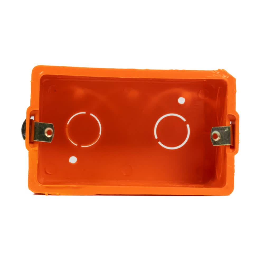 Caja de embutir oreja metalica