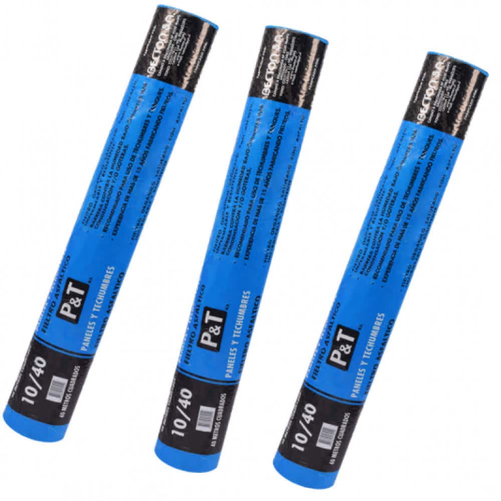 Fieltro 10/40 rollo 40mts