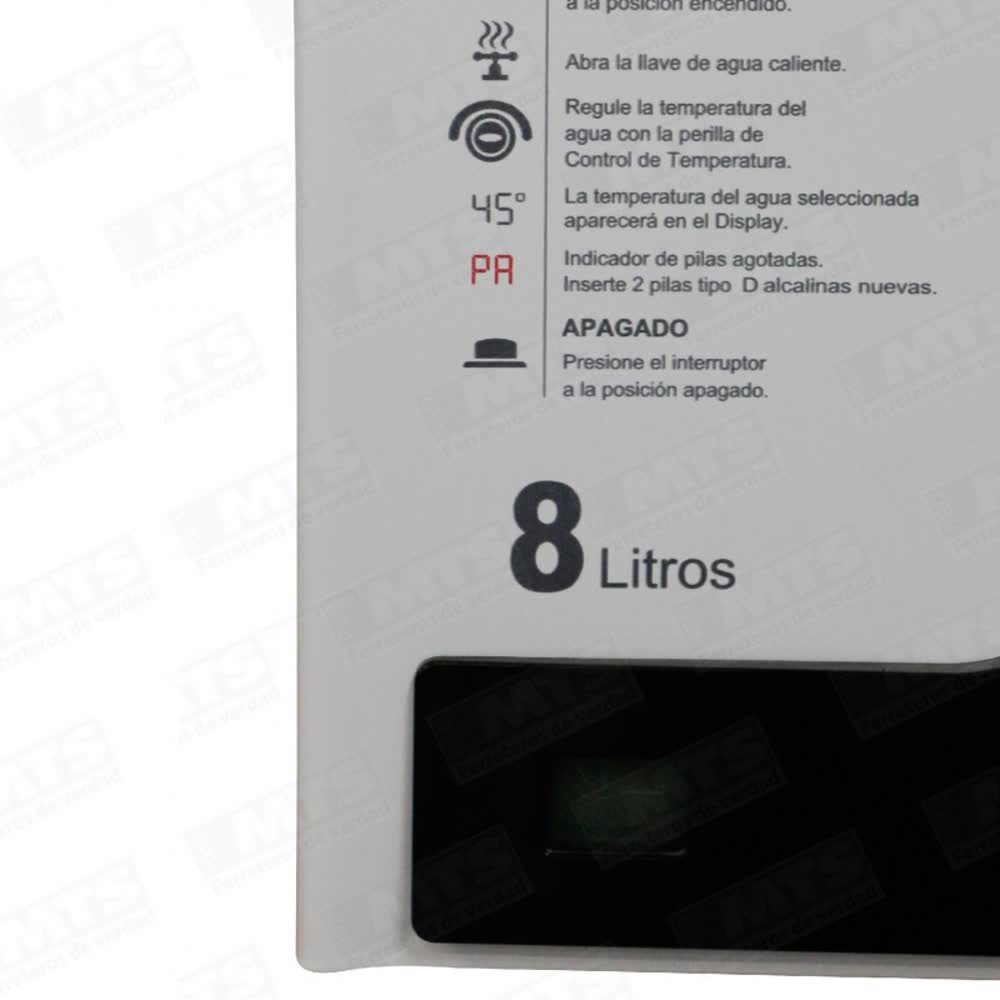 Calefont splendid master 8 lts licuado