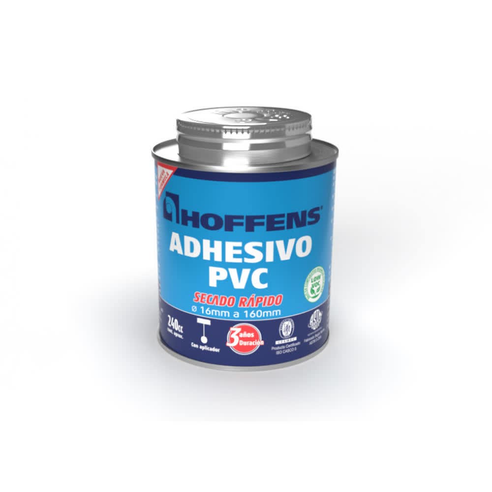 ADHESIVO PVC  240CC  SECADO RAPIDO