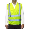Chaleco seguridad reflectante 4/c amarillo