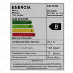 Calefon Splendid master 10 lts gas licuado tiro natural