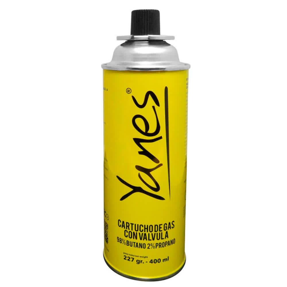 Gas para cocinilla  c/valvula 227 grs
