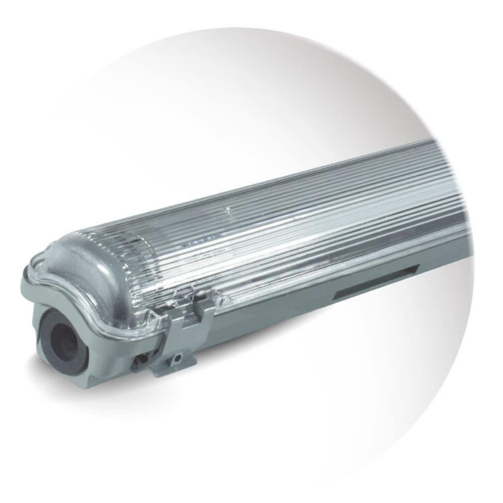 Equipo estanco led 1x10w con tubo