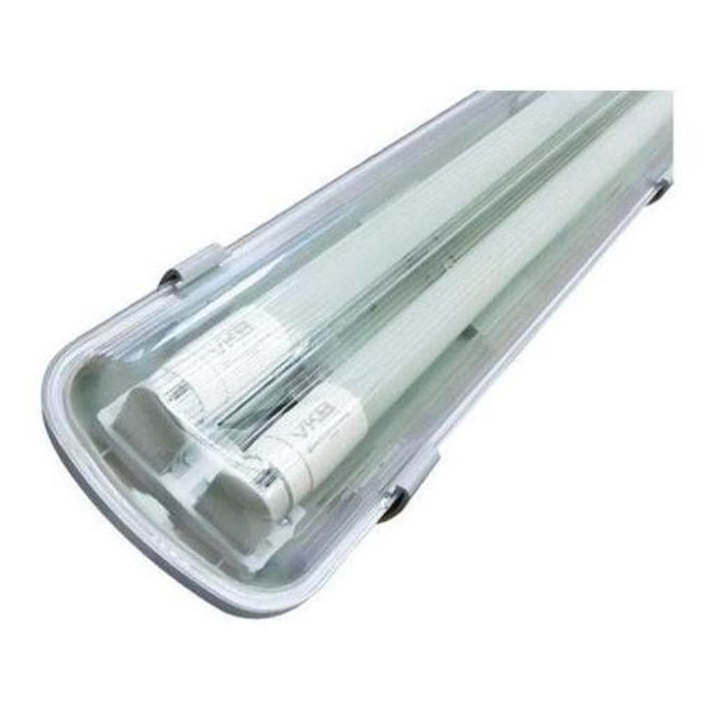 Equipo estanco led 2x10w con tubos