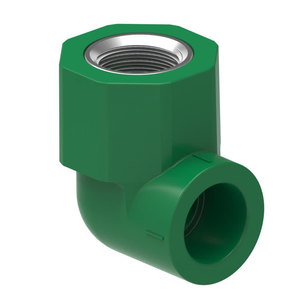 Codo ppr fusion  20  x 1/2 hi metalico