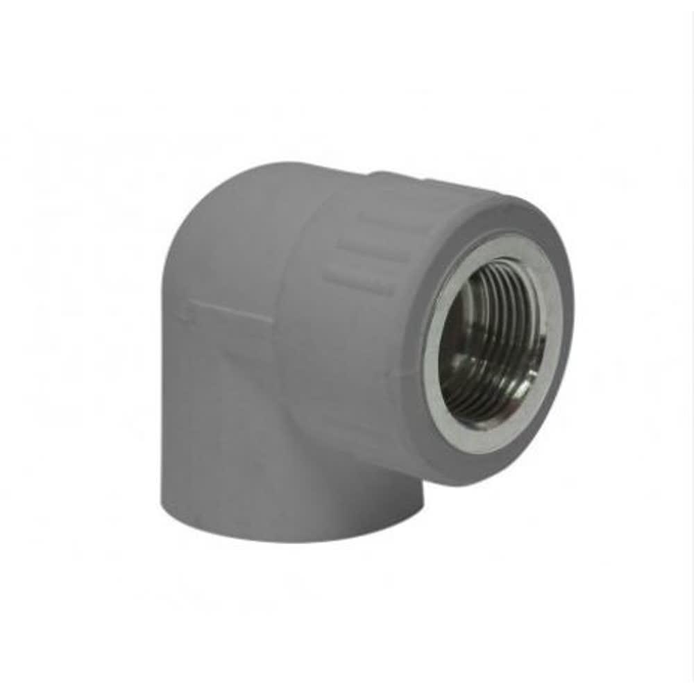Codo ppr fusion  25 x 3/4 he metalico