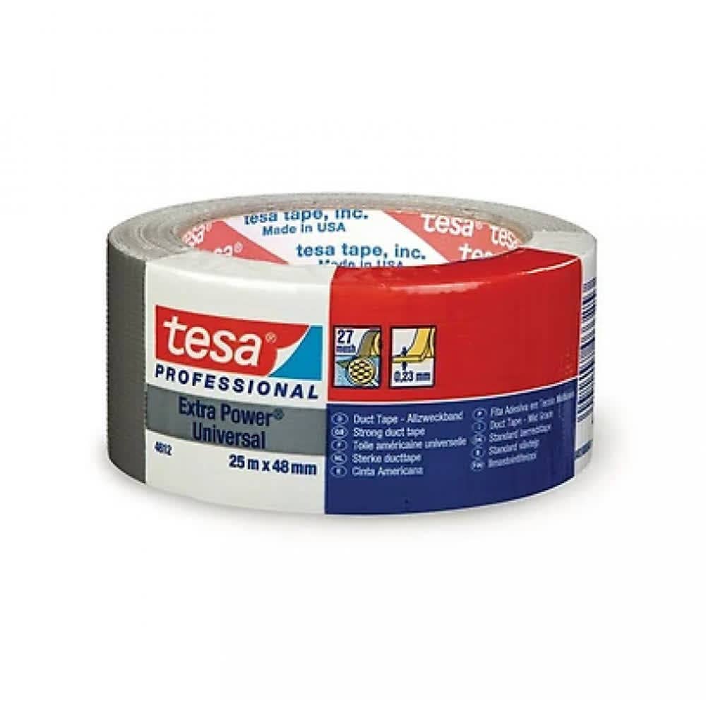 Cinta 04612 multiuso gris 25mt x 50mm extra power