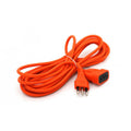 Extension elec. 30 mts 10a 2pt naranjo