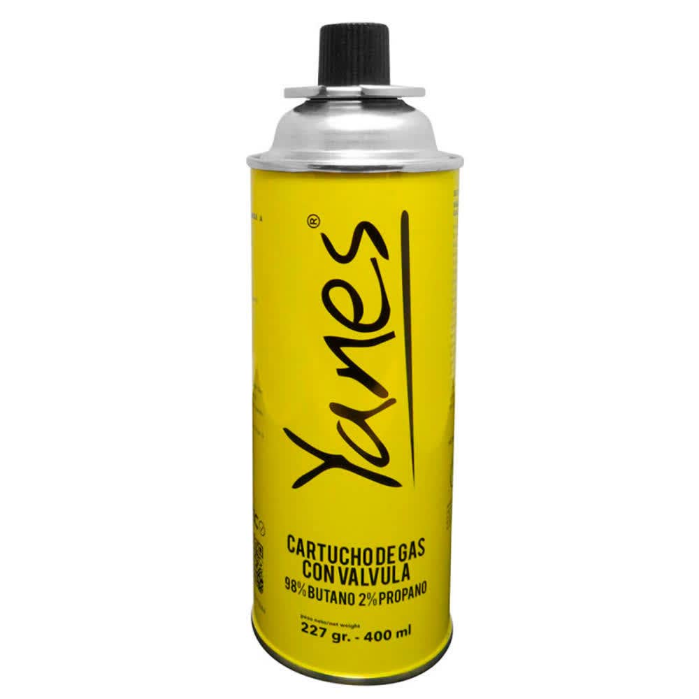 Gas para cocinilla  c/valvula 227 grs
