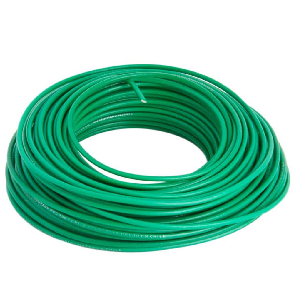 Alambre elect. nya verde 1.5 (25 mts)