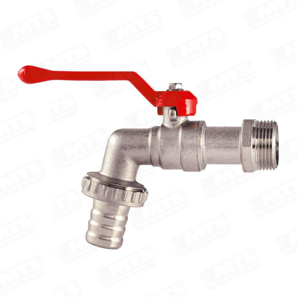 LLAVE JARDIN BOLA 3/4 C/UNION MANG.1