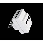 Enchufe macho triple 2p+t