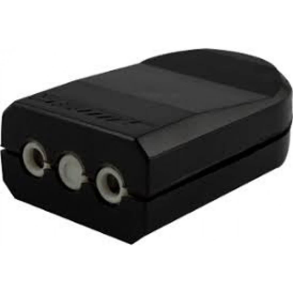 Enchufe  volante hembra  2p+t 16a negro